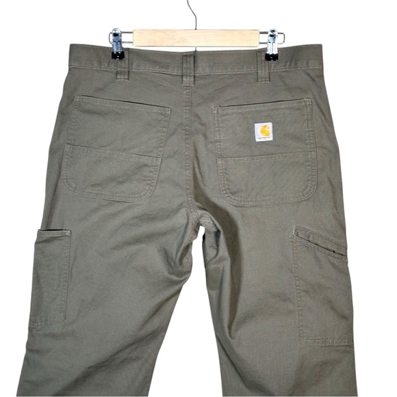 CARHARTT Relaxed Fit Rugged Flex Duck Double-Front Utility Work Pants 35x30 - Picture 5 of 12